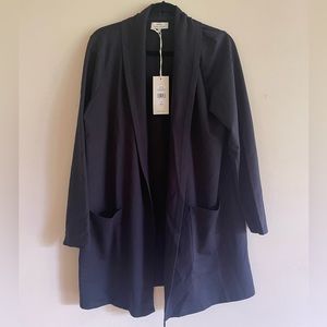 Not Your Daughter Jeans Open Front Cardigan, Blue Tunic